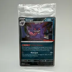 Pokemon TCG Gengar GameStop Stamped Promo SWIRL #050 SEALED! - Image 1