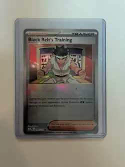 Black Belt's Training- 096/131 (Poke Ball) SV: Prismatic Evolutions Pokemon NM - Image 1