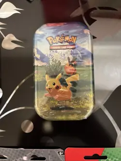 Pokemon Mega Evolution Ascended Heroes Pikachu & Tepig Mini Tin New Sealed - Image 1