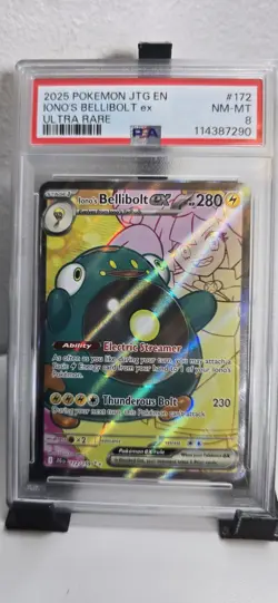 Pokemon PSA Graded Lot - 2025 PSA 7 Mamoswine & PSA 8 Bellibolt ex + Sandshrew - Image 5