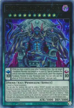 ** D/D/D DEVISER KING DEUS MACHINEX ** ULTRA RARE 1ST EDITION BACH-EN044 YUGIOH! - Image 1