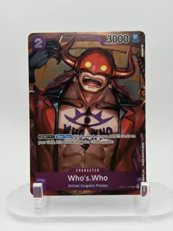 One Piece Romance Dawn Who’s Who OP01-109 UC Box Topper Alt Art English - Image 1