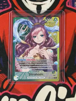 One Piece TCG Shirahoshi OP11-022 A Fist of Divine Speed Leader Alt Art NM - Image 1