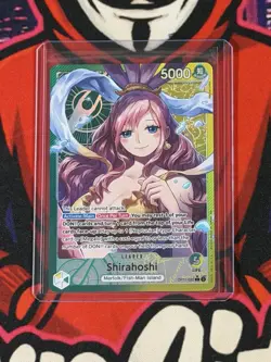 One Piece TCG Shirahoshi OP11-022 A Fist of Divine Speed Leader Alt Art NM - Image 2