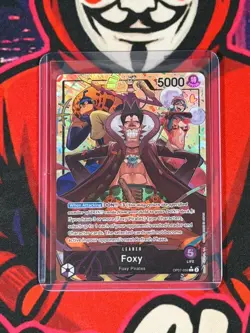 One Piece TCG 500 Years Into The Future Foxy OP07-059 Alt Art Leader NM ENGLISH - Image 2