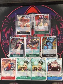 One Piece TCG - Monkey. D. Luffy Bundle - OP11 OP07 OP09 SEC / Promo / SR (NM) - Image 4
