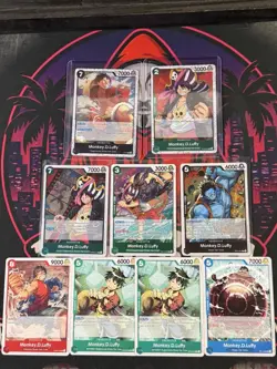 One Piece TCG - Monkey. D. Luffy Bundle - OP11 OP07 OP09 SEC / Promo / SR (NM) - Image 5