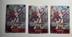 One Piece English - Bartolomeo - OP15-014 Dash Pack Promo - R - NM 3 Lot - Image 1