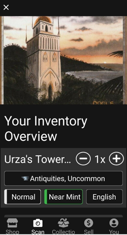 MTG Urza's Tower (Seashore Artwork) Land Antiquities Uncommon Card NM/M Magic - Image 4