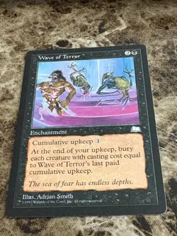 WAVE OF TERROR Magic the Gathering MTG Weatherlight LP - Image 1