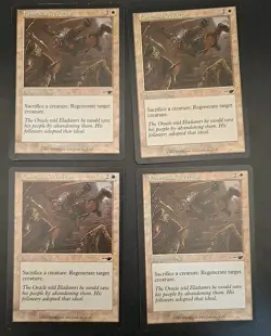 Fanatical Devotion Nemesis Regular MTG Lightly Played (4 Cards) - Image 1