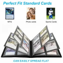 4 Pocket Card Binder for 160 Cards, Trading Card Album for TCG, Sports, MTG - Image 4