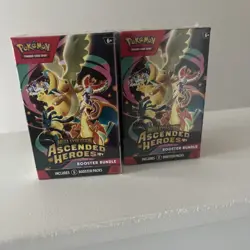 Pokemon Mega Evolutions Ascended Heroes Booster Bundle [LOT OF 2] IN-HAND New 🔥 - Image 1