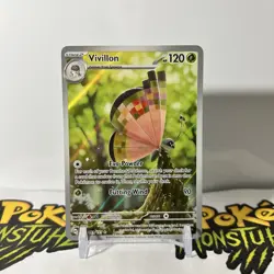 Vivillon 193/191 - Illustration Rare Surging Sparks Holo Pokemon TCG - NM - Image 1