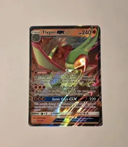Flygon GX 110/236 Pokemon Sun & Moon Cosmic Eclipse NM - Image 1