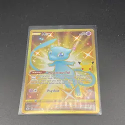 Pokemon TCG Mew 011/025 Celebrations Holo Rare 2021 English Basic HP60 Psyshot - Image 2