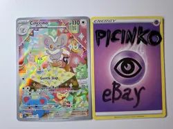 Pokemon - Cinccino - 183/162 - Temporal Forces - Illustration Rare - NM - Image 1