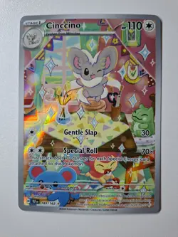 Pokemon - Cinccino - 183/162 - Temporal Forces - Illustration Rare - NM - Image 2