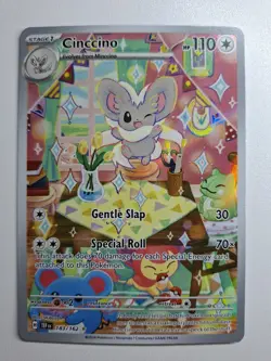 Pokemon - Cinccino - 183/162 - Temporal Forces - Illustration Rare - NM - Image 4