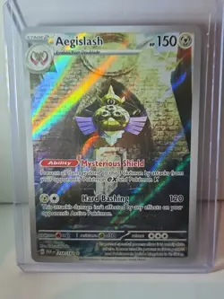 Pokemon TCG Aegislash Paradox Rift 210/182 Holo Illustration Rare Card - Image 1
