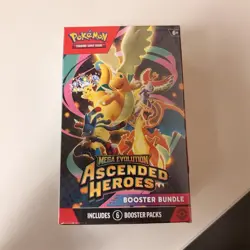 Pokemon Mega Evolution—Ascended Heroes Booster Bundle Box Dragonite Lucario - Image 1