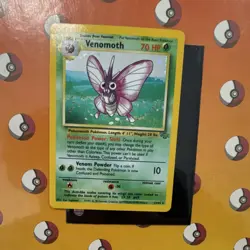 Pokemon Venomoth Jungle Holo Rare 13/64 1999 70 HP Unlimited English - Image 5