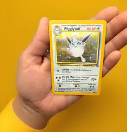 Pokemon Wigglytuff Jungle Holo Rare 16/64 1999 80 HP Unlimited English - Image 3