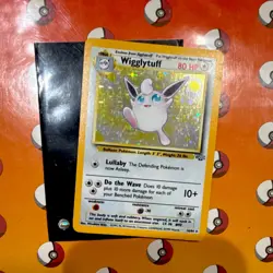 Pokemon Wigglytuff Jungle Holo Rare 16/64 1999 80 HP Unlimited English - Image 4
