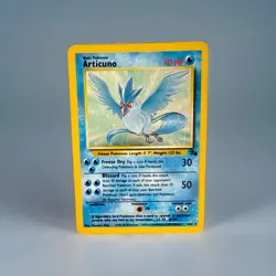 Pokemon Articuno Fossil Holo Rare 2/62 1999 70 HP Unlimited English - Image 1