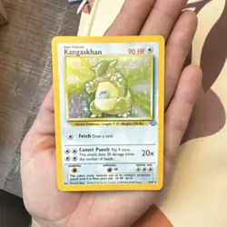 Pokemon Kangaskhan Jungle Holo Rare 05/64 1999 90 HP Unlimited English - Image 4