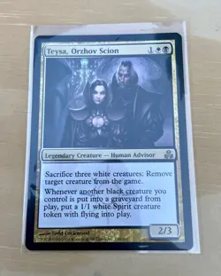MTG Teysa, Orzhov Scion Human Advisor Todd Lockwood 2006 2/3 Deckmaster Rare - Image 1