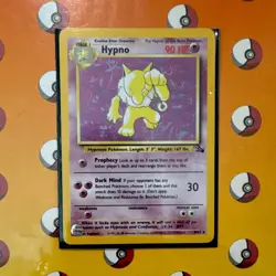 Pokemon Hypno Fossil Holo Rare 8/62 1999 90 HP Unlimited English - Image 1