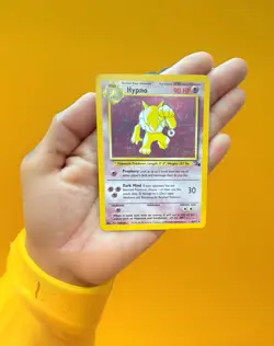 Pokemon Hypno Fossil Holo Rare 8/62 1999 90 HP Unlimited English - Image 4