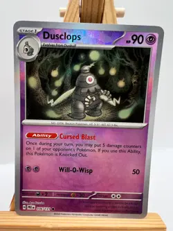 Pokemon Prismatic Evolutions - 036/131 Dusclops - Master Ball Reverse - NM/M - Image 1