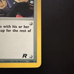 Pokemon Here Comes Team Rocket! 1st Edition Holo Rare Trainer 15/82 - Image 3