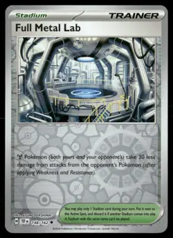 Full Metal Lab SV05: Temporal Forces 148/162 Uncommon Reverse Holo Pokemon NM - Image 1
