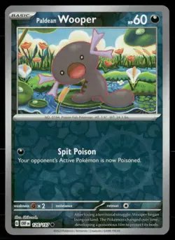 Paldean Wooper SV03: Obsidian Flames 126/197 Reverse Holofoil Pokemon TCG NM - Image 1