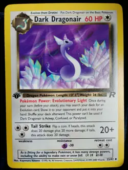 Pokemon TCG-Dark Dragonair 1st Edition #33/82-English NM - Image 1