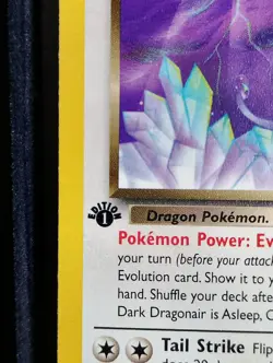 Pokemon TCG-Dark Dragonair 1st Edition #33/82-English NM - Image 3