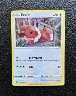 Pokemon TCG - Eevee SWSH175 - Black Star Promo - Holo Rare *NM/LP - Image 1