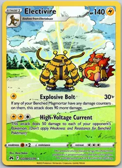 Electivire GG08/GG70 Ultra Rare Crown Zenith Galarian Gallery NM - Image 1