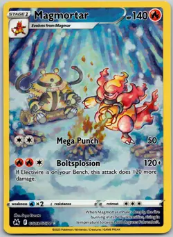 Magmortar GG03/GG70 Ultra Rare Crown Zenith Galarian Gallery NM - Image 1