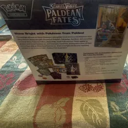 Pokemon TCG Scarlet & Violet Paldean Fates Elite Trainer Box Mimikyu 65ct - Image 3