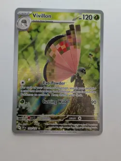 Vivillon 193/191 - SV08: Surging Sparks Pokemon Illustration Rare NM - Image 1