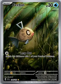 Feebas 198/191 - SV08: Surging Sparks Pokemon TCG NM - Image 1