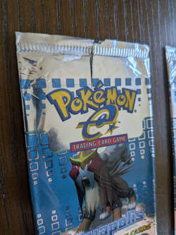 EMPTY Pokemon Aquapolis Set x4 Booster Pack Wrappers WOTC - Image 2