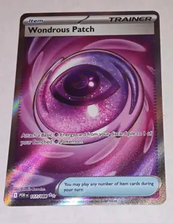 Pokemon Wondrous Patch POR 117/088 Uncommon Trainer Full Art Holo - Image 1