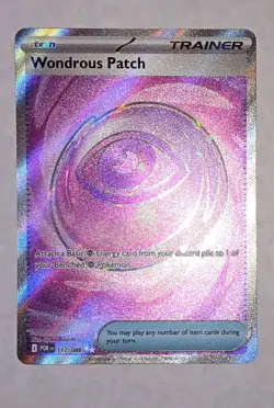 Pokemon Wondrous Patch POR 117/088 Uncommon Trainer Full Art Holo - Image 2