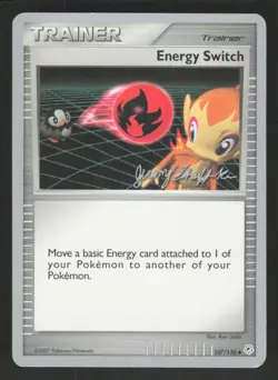Pokemon 2007 World Championship Decks Jeremy Scharff-Kim Energy Switch #107/130 - Image 1