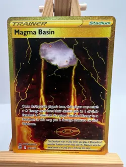 Pokemon Brilliant Stars - 185/172 Magma Basin - Hyper Rare - NM/M - Image 1